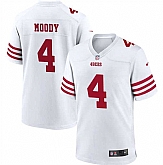Men & Women & Youth San Francisco 49ers #4 Jake Moody White Game Jersey,baseball caps,new era cap wholesale,wholesale hats